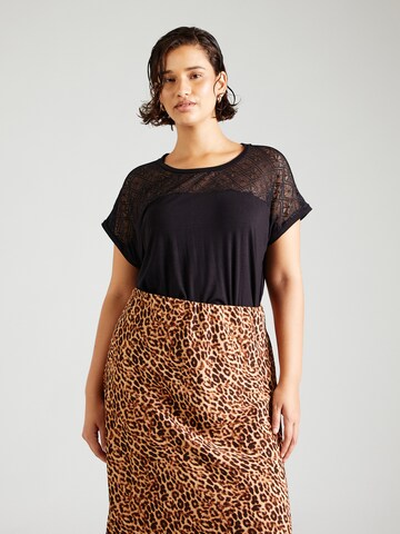Vero Moda Curve Shirt 'VMCanne' in Black: front