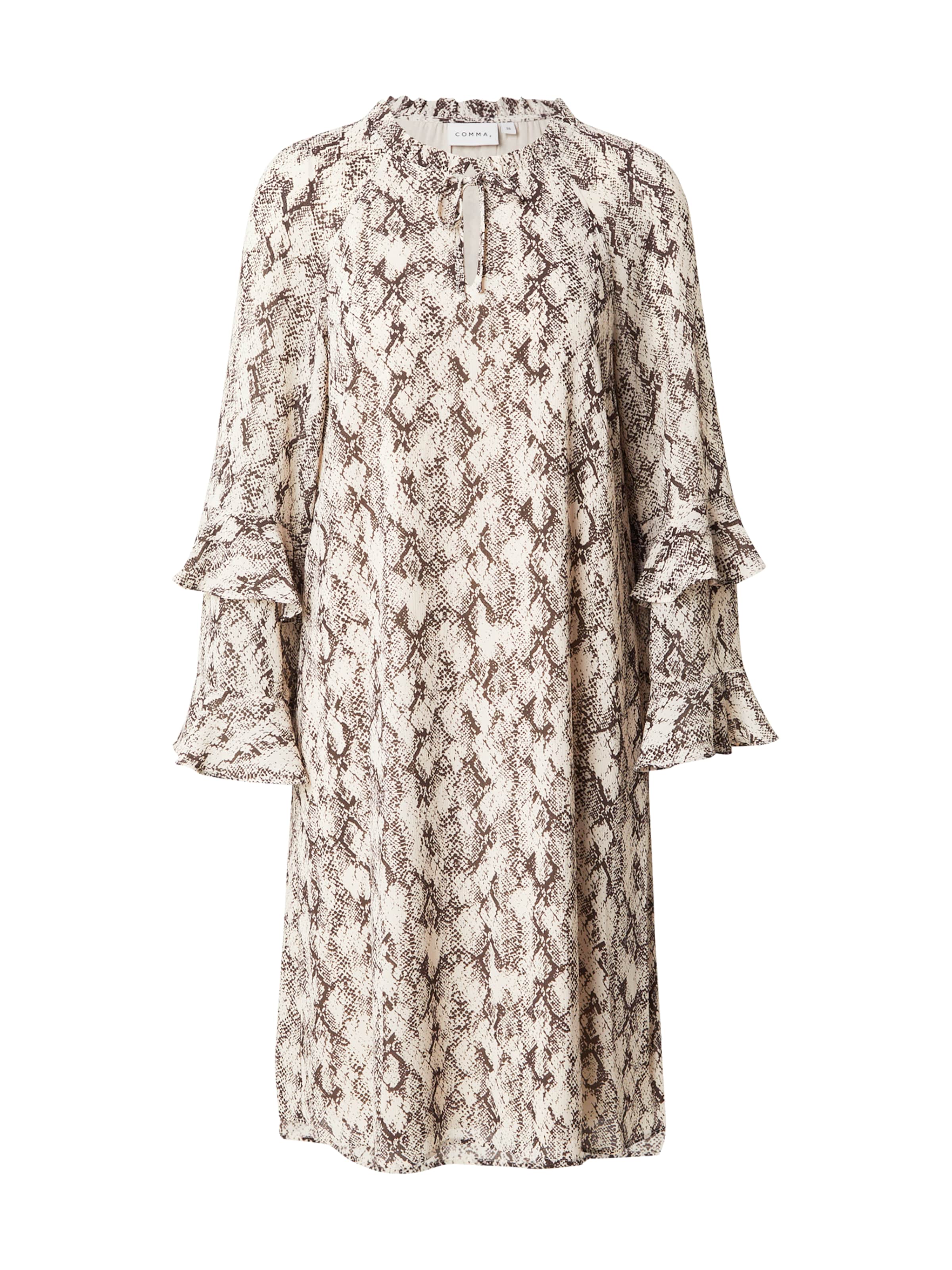 COMMA Jurk in Grijs: voorkant