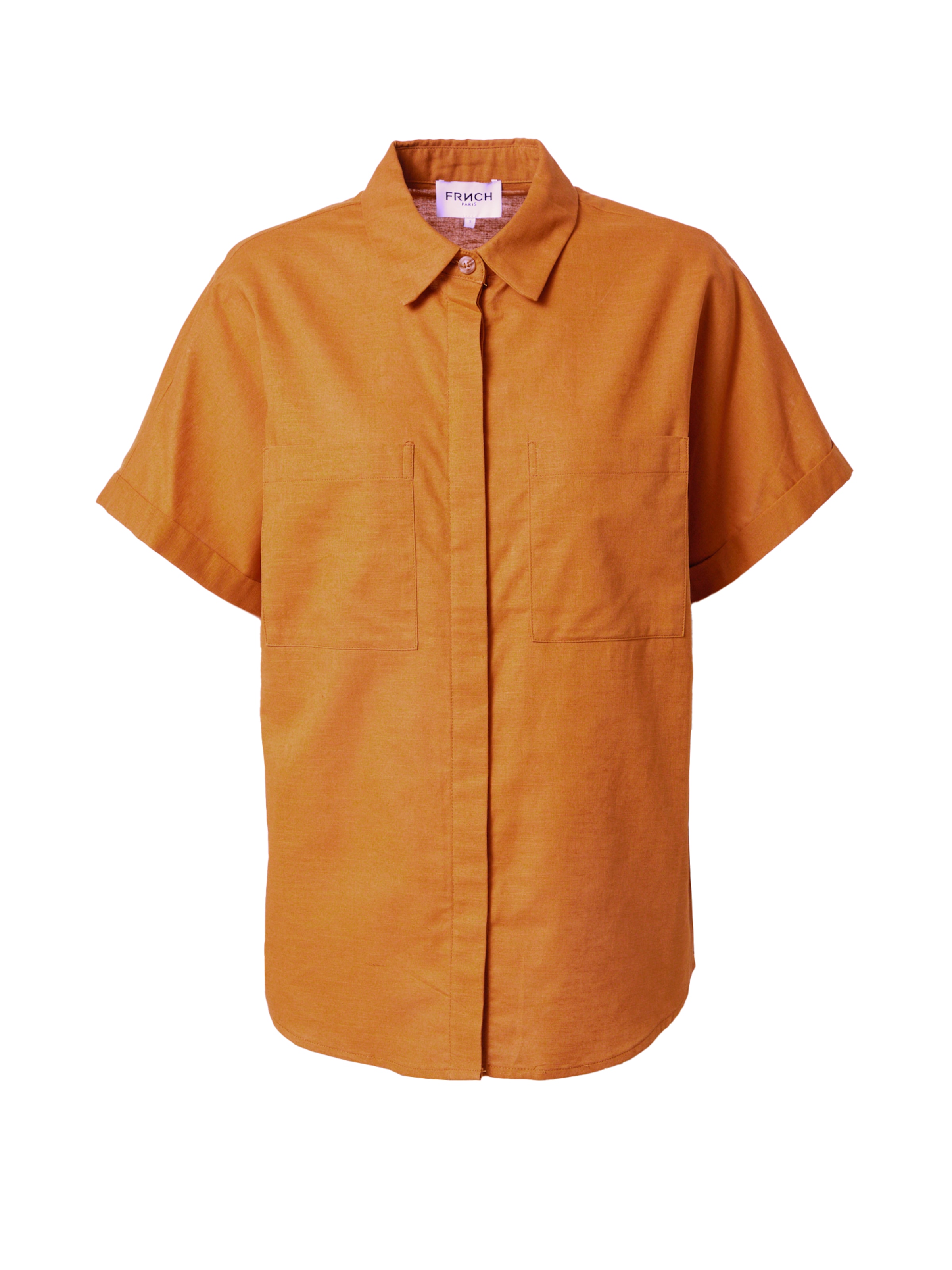 Chemisier 'CLARY' FRNCH PARIS en marron : devant