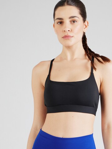 Fabletics Bustier Sport-BH 'Effortless' in Schwarz: Vorderseite