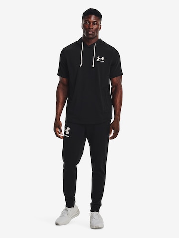 UNDER ARMOUR Sportsweatshirt 'Rival Terry' in Zwart