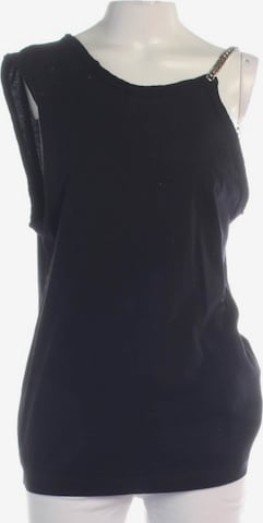 N°21 Top / Seidentop XS in Schwarz: Vorderseite