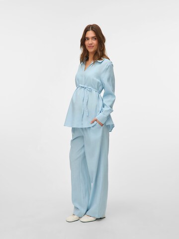 MAMALICIOUS Blouse 'MLPETRA' in Blauw