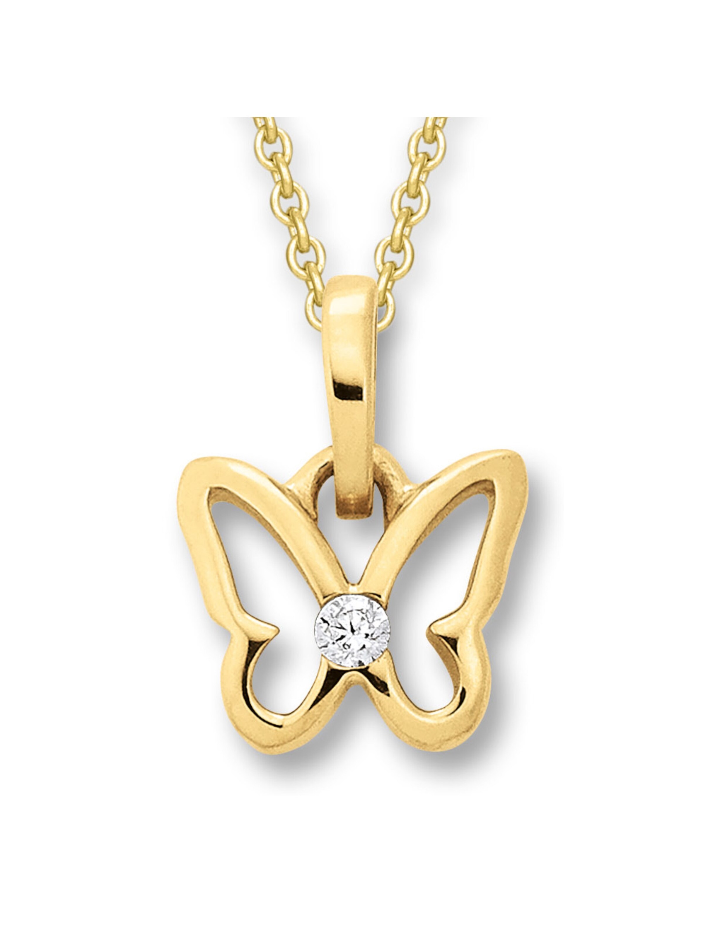 ONE ELEMENT Anhänger 'Schmetterling' in Gold