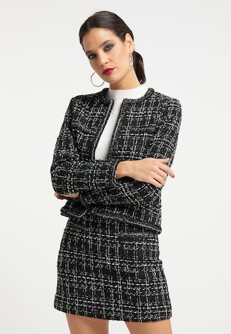 faina - Blazer em preto: frente