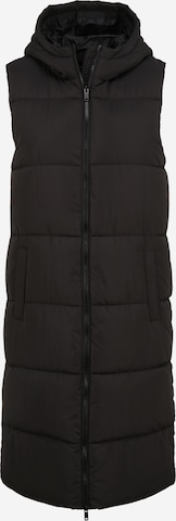 Pieces Tall Vest 'Bee' in Black: front