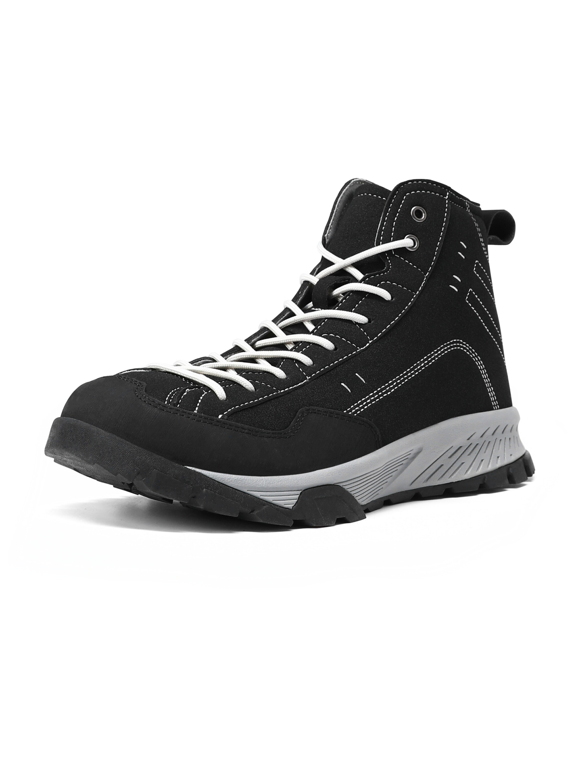 YOUTHUP Sneaker high 'Luftstrom' in Schwarz: Vorderseite