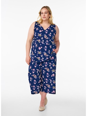 Zizzi Top 'Caanni' in Blau
