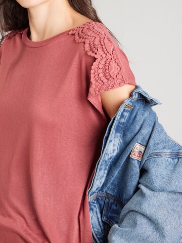 ONLY T-shirt 'ONLSIA' i röd
