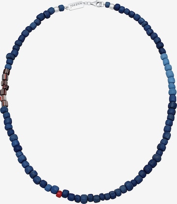 KUZZOI Necklace 'Boho' in Blue: front