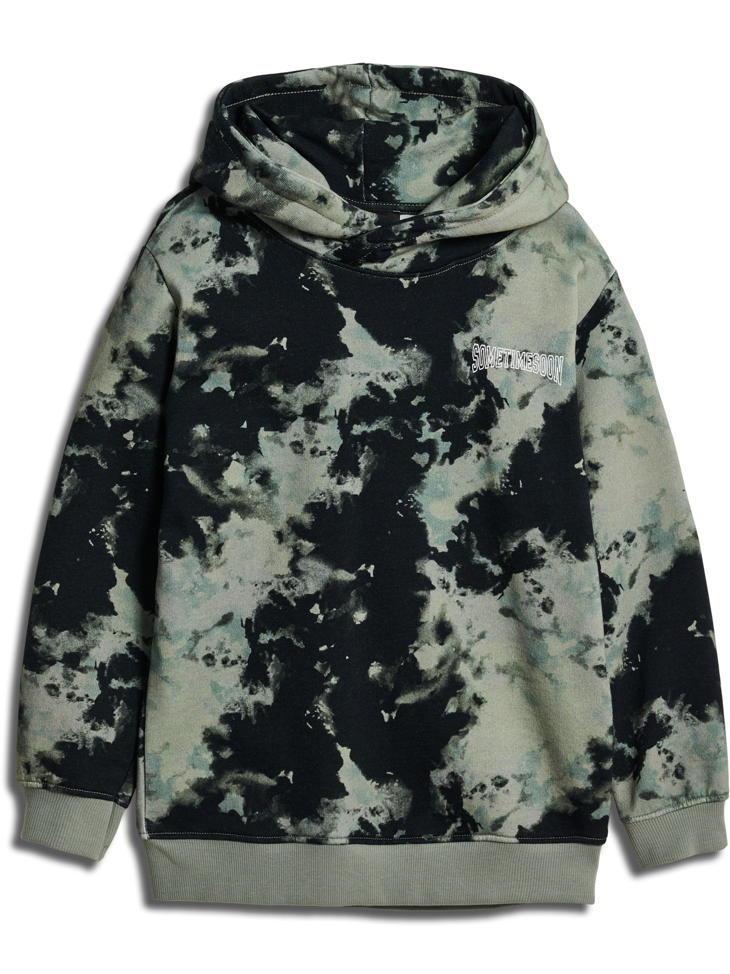 SOMETIME SOON Sweatshirt in Schwarz: Vorderseite