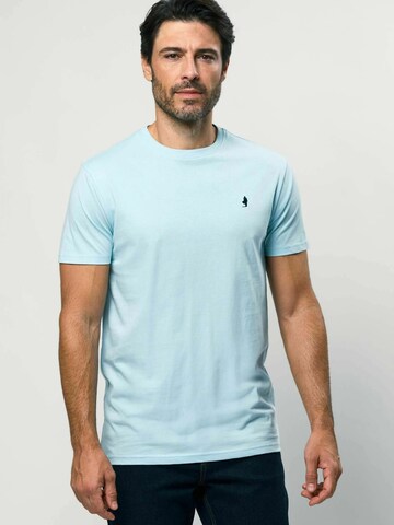 MCS Regular Fit T-shirt ' Texas ' in Blau: Vorderseite