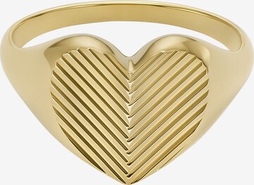 FOSSIL Ring in Gold: predná strana