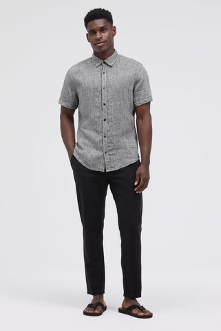 CAMP DAVID Slim fit Button Up Shirt in Grey
