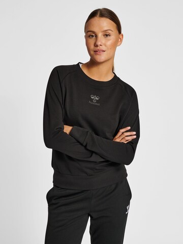 Hummel Sports sweatshirt in Black: front