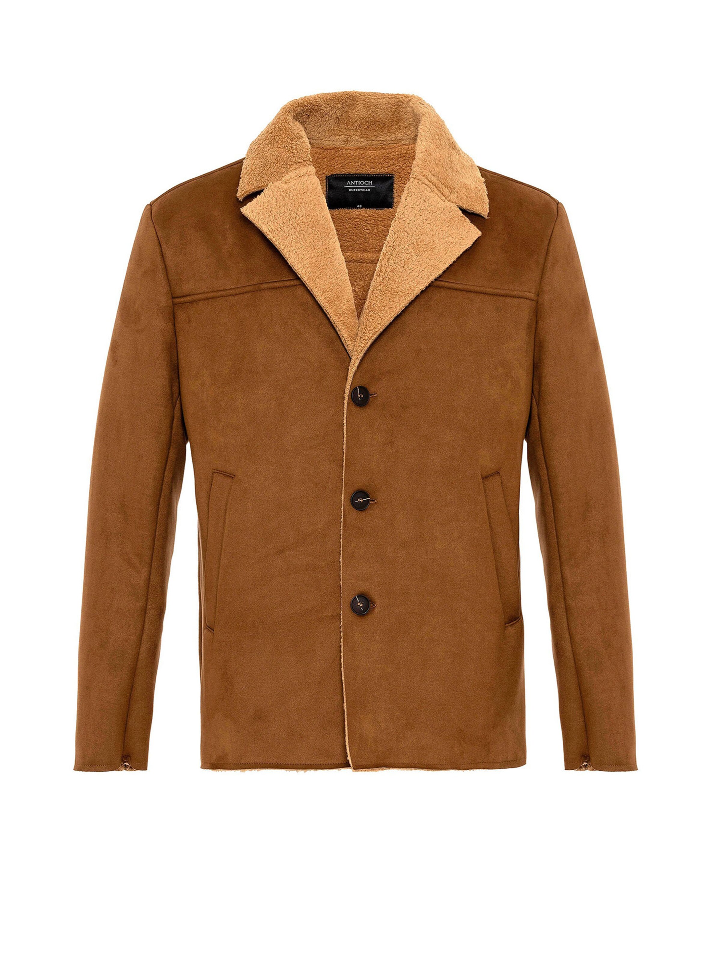 Antioch Vinterfrakke i beige: forside