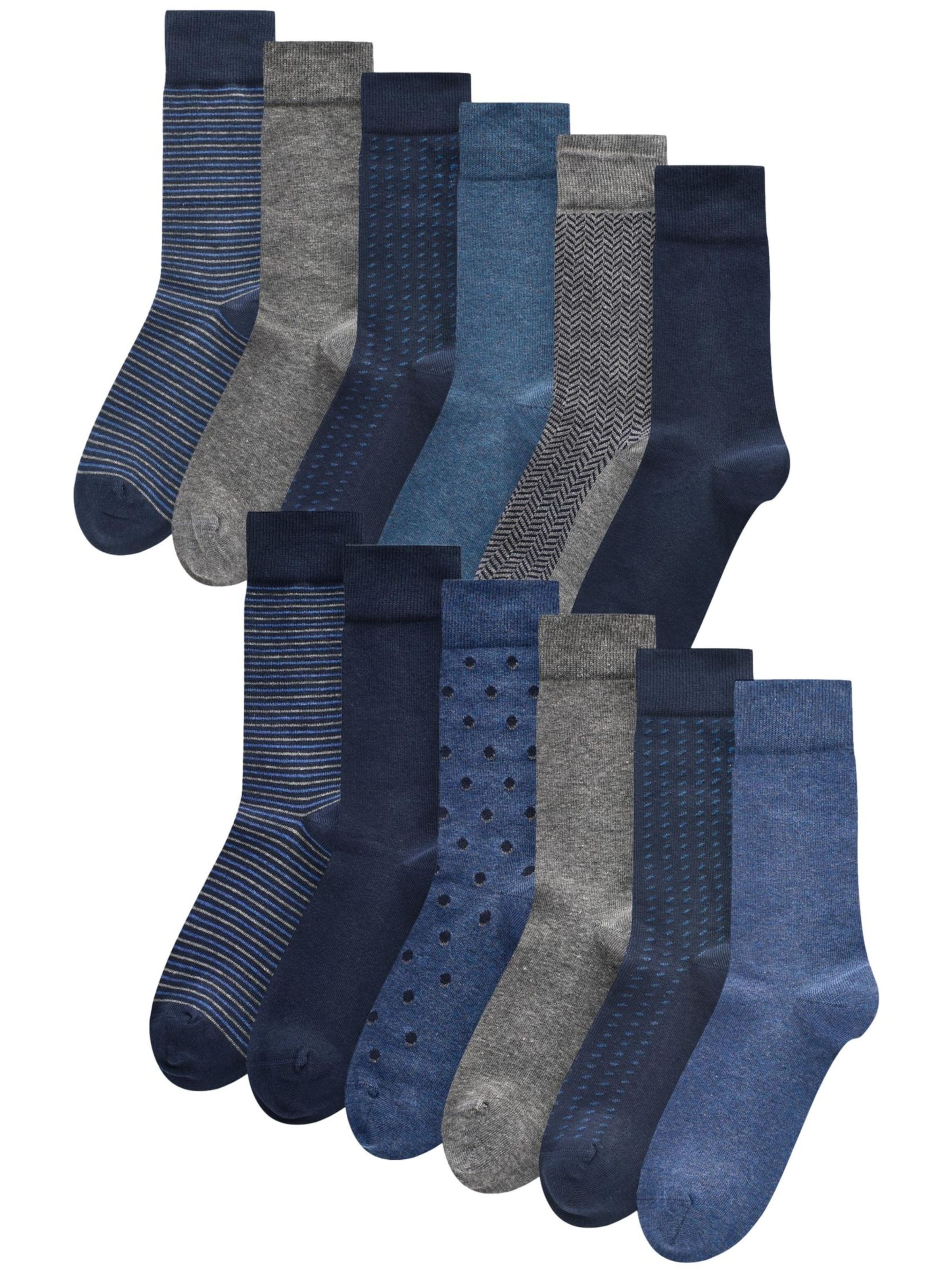 Next Носки в Синий: спереди