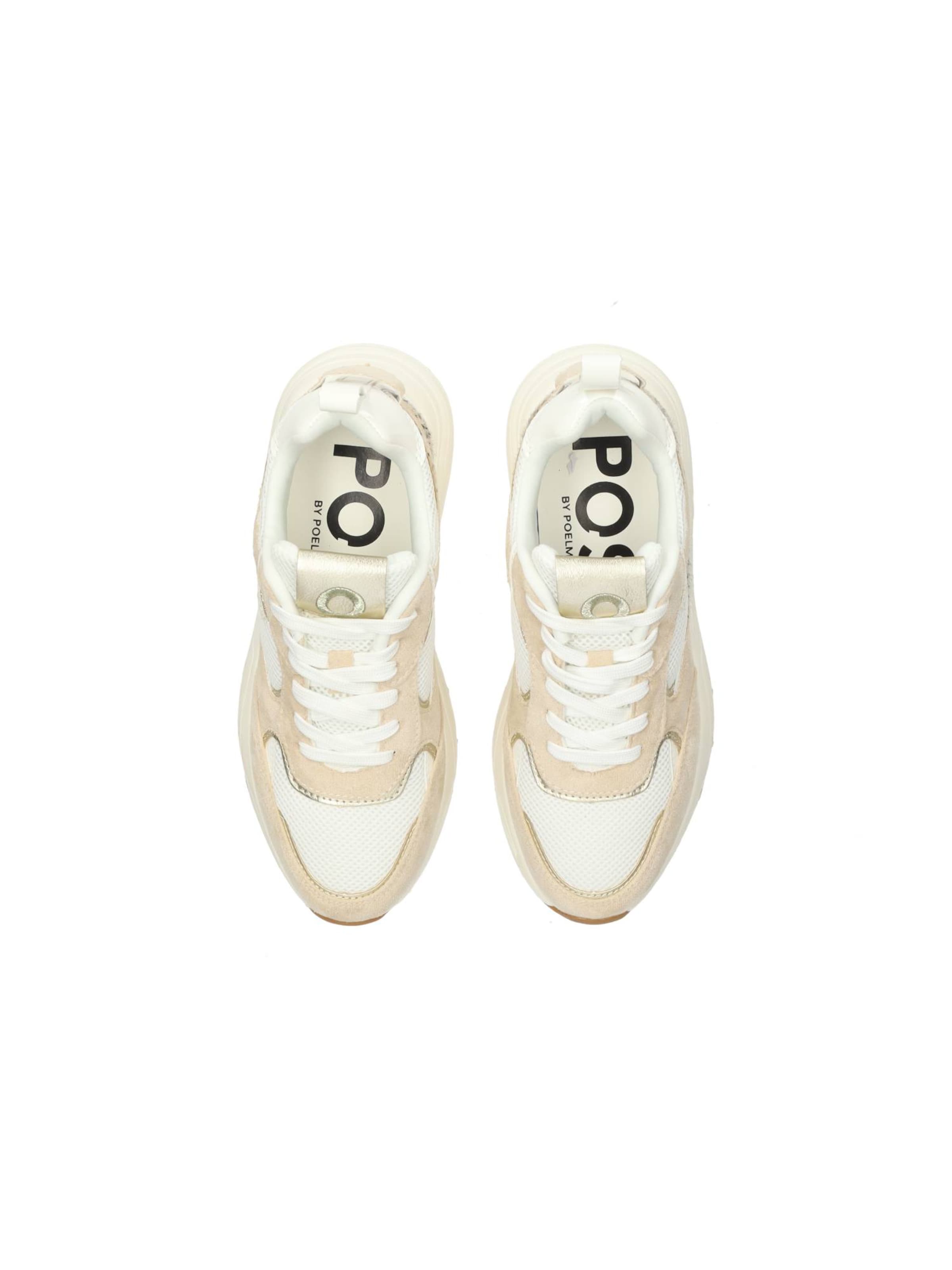 Baskets basses 'Caro' POSH by Poelman en beige