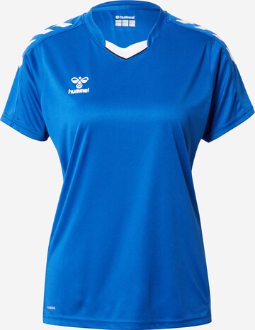 Hummel - Camiseta funcional en azul: frente