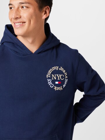 Tommy Jeans Sweatshirt 'Timeless Circle' i blå