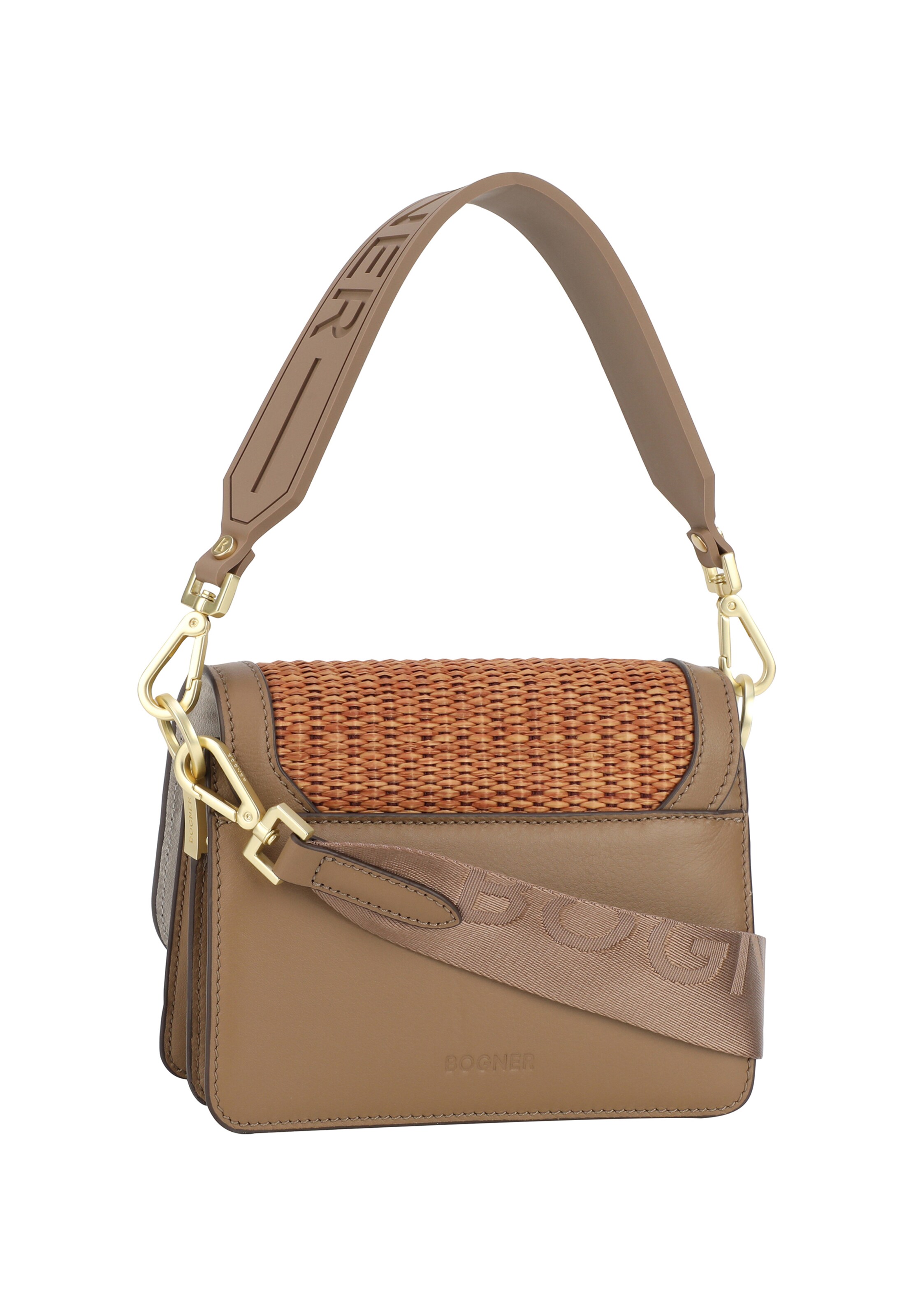 BOGNER - Bolso de mano 'Bex Rafia Eartha' en marrón