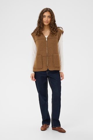 CULTURE Cardigan 'CUova' i brun