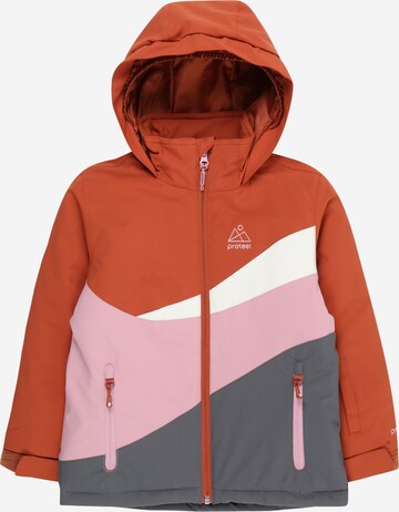 PROTEST Athletic Jacket 'COOT' in Red: front