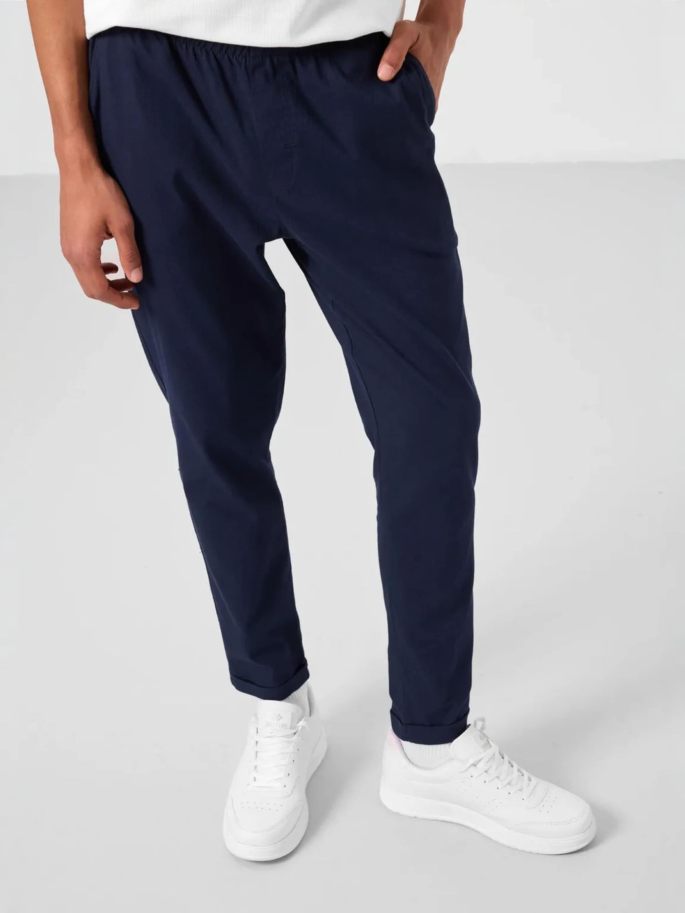 Tommy Life - Regular Calças chino em azul