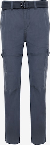 Threadbare Slim fit Cargo Pants 'Pane' in Blue: front