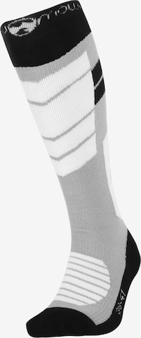 Mowmow Sportsokken 'MowMow Ski Socks - Silver Ions - Antibacterial - Men - Women - Size 39-42 - Gray' in Grijs: voorkant