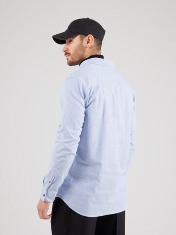 Jack & Jones Premium - Ajuste regular Camisa 'Blalewis' en azul