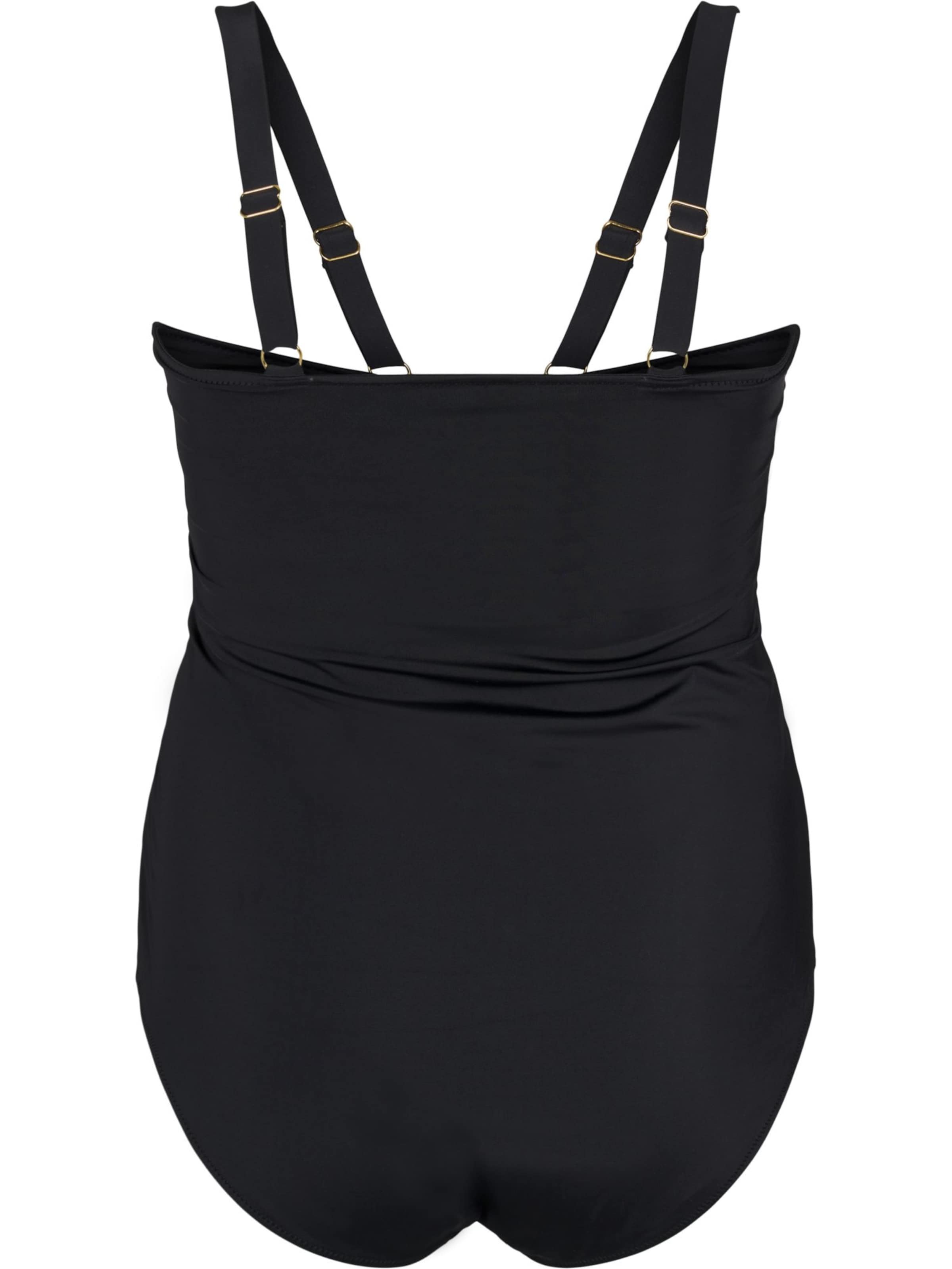 Swim by Zizzi Balconette Badedragt 'SLine' i sort