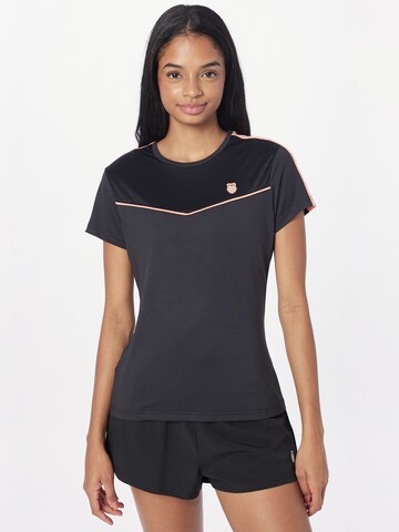 K-Swiss Performance Performance Shirt 'HYPERCOURT' in Black: front