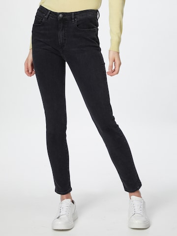 ARMEDANGELS Slimfit Jeans 'TILLAA' i svart: framsida