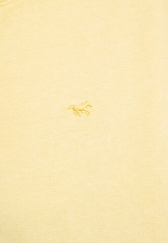 MUSTANG T-Shirt 'Style Welby ' in Gelb