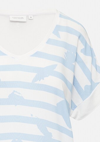 T-shirt comma casual identity en bleu