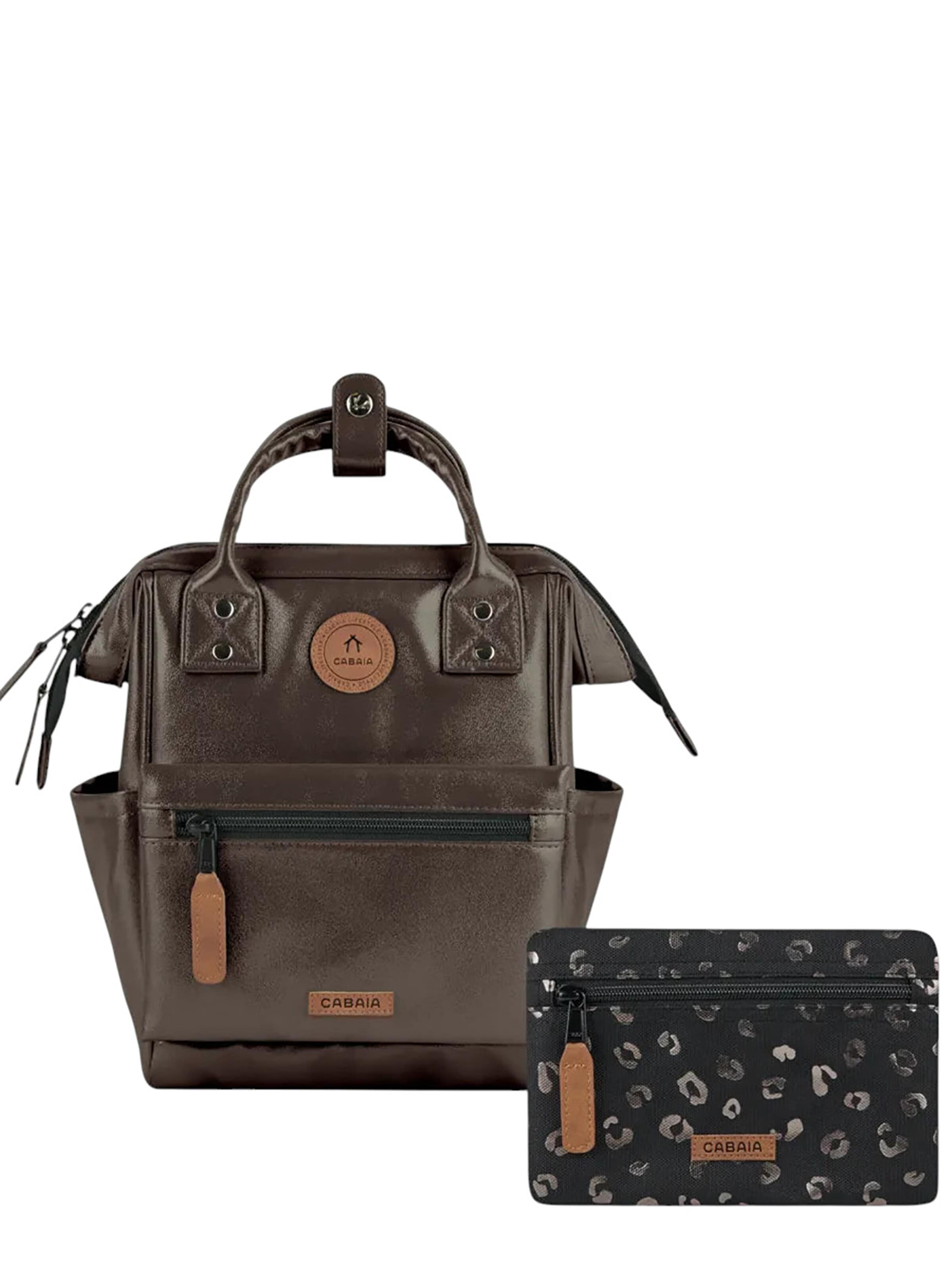 Cabaia Backpack 'Louisville XS' in Brown: front