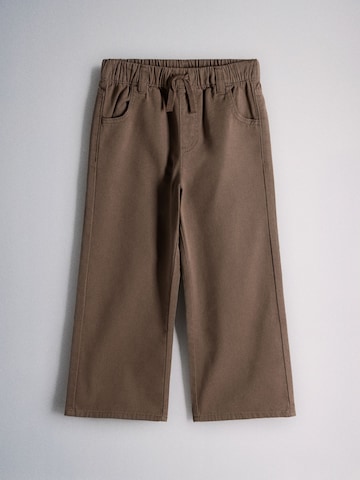 The Set Wide Leg Bukser i beige