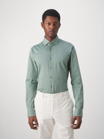 Michael Kors Slim fit Srajca | zelena barva: sprednja stran