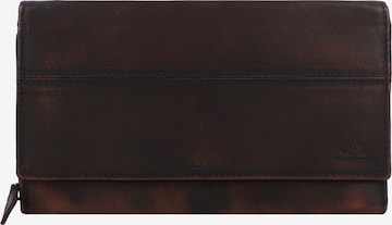 GREENBURRY Wallet 'Destressed' in Brown: front