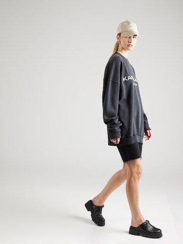 Karo Kauer Sweatshirt in Grau