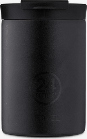 Gourdes 'Travel Tumbler 350 ml' 24Bottles en noir : devant