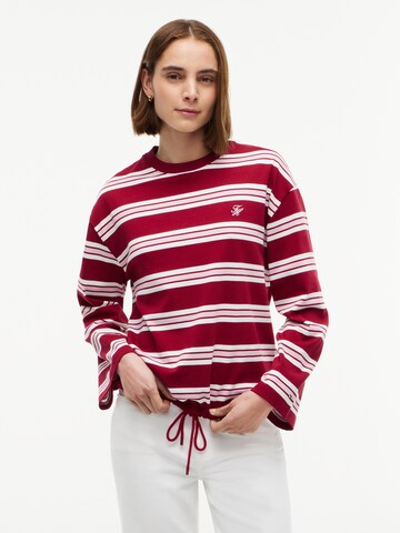 Maglietta di TOMMY HILFIGER in rosso: frontale