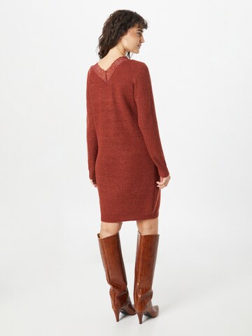 VILA Knitted dress 'GLACY' in Red
