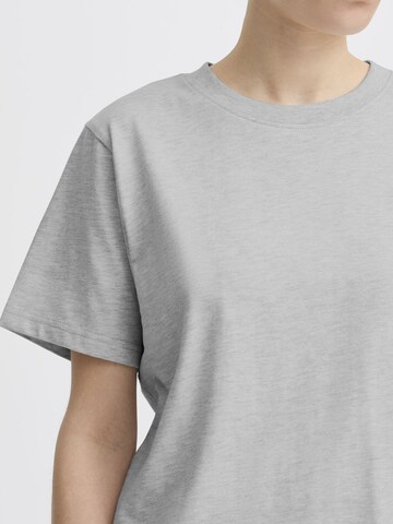 ICHI Shirt ' IHPALMER LOOSE' in Grijs