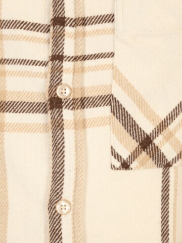 Jack & Jones Plus Regular fit Button Up Shirt 'DENNIS' in Beige