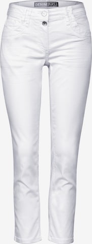 CECIL Slim fit Jeans in White: front