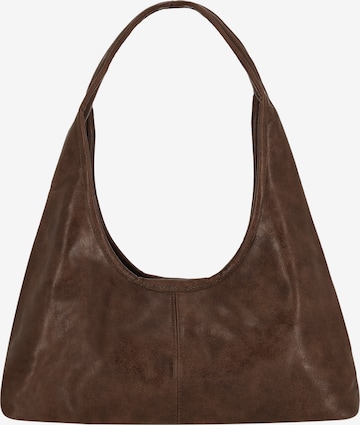 Usha - Mala de ombro em castanho: frente