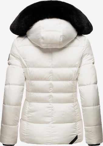 MARIKOO Winter Jacket 'Loveleen' in White