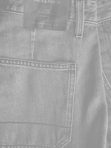 JACK & JONES Loose fit Cargo Jeans 'ALEX' in Grey